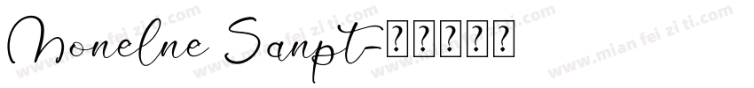 Monelne Sanpt字体转换